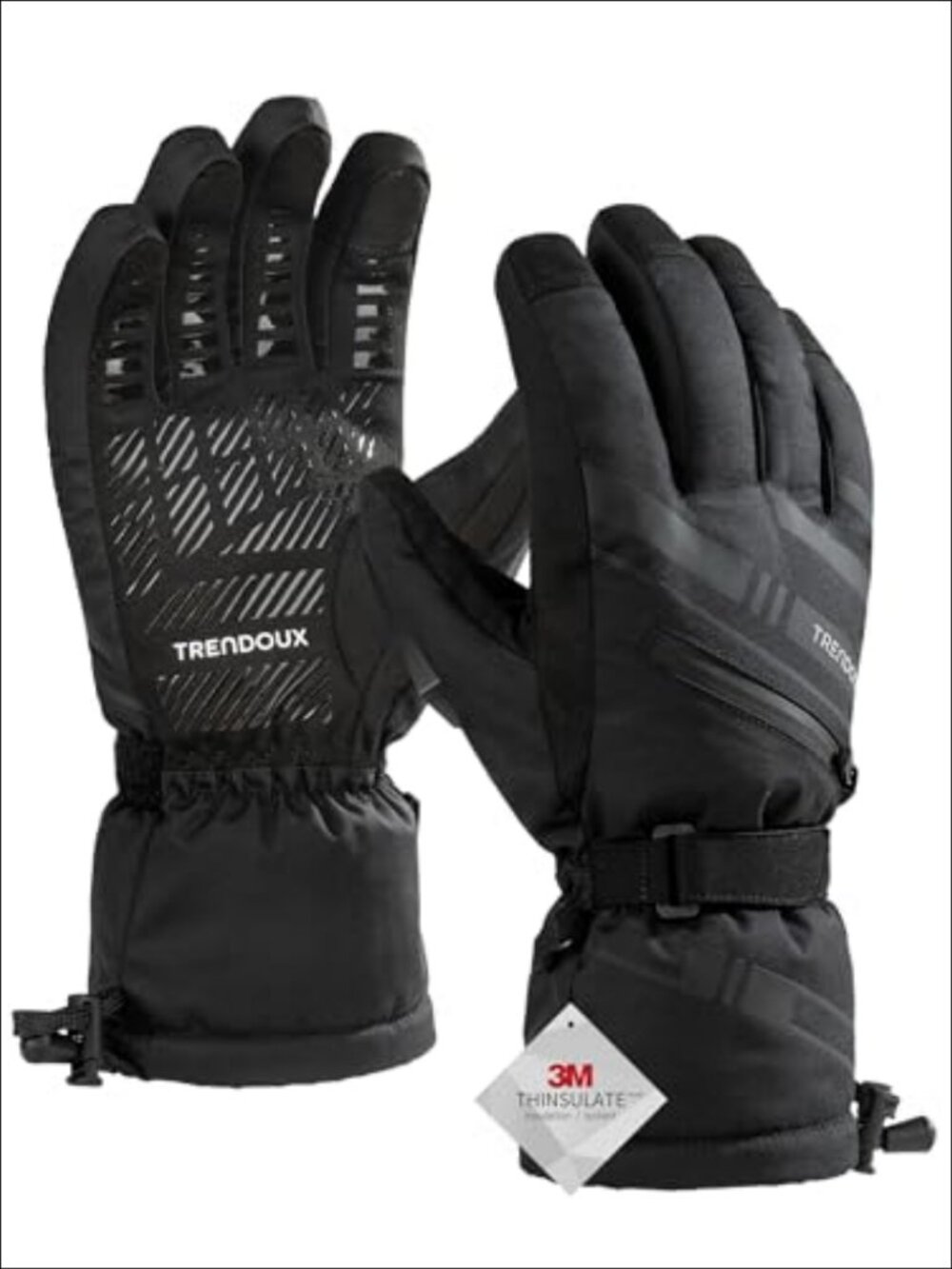 Waterproof Ski Snow Gloves 3M Thinsulate Insulated Touchscreen Anti-Slip